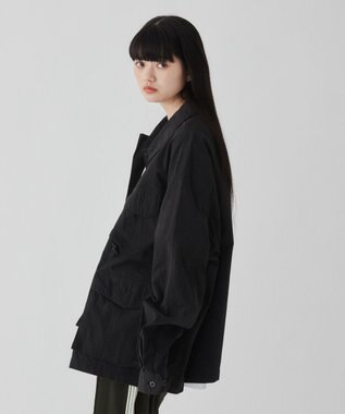 WEGO 【ユニセックス着用ITEM】ファティーグジャケット ブラック