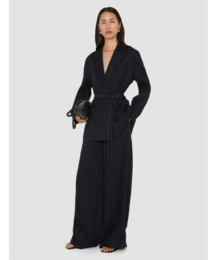 JOSEPH プリーツジャガード　ジャケット Black