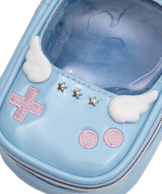 WEGO 【痛バ＆推し活グッズ】GAMEぬいポーチ サックス