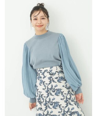 earth music&ecology マジョリカニットプルオーバー Sax