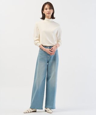 J.PRESS LADIES L 【人気のため新色追加】PRINCE タートルネック ニット オフ系