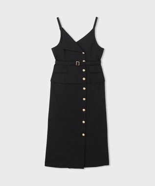 GRACE CONTINENTAL タイトテーラージャンパースカート ブラック