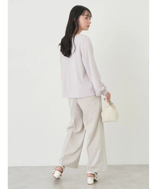 earth music&ecology スカラップブラウス Pink