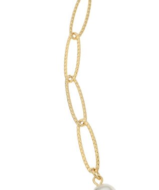 Green Parks ・ＨＡＬＦ　ＴＩＭＥ　チェーン×パールネックレス Gold