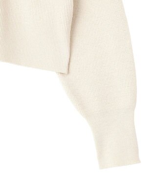 Green Parks アンチピリング金ボタンニットカーディガン Ivory