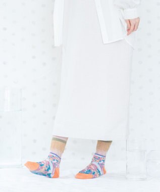 COQ フワリ シアーラメソックス ピンク