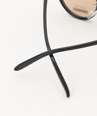 ANY ホルダーネックレス付きサングラス ブラウン×ゴールド