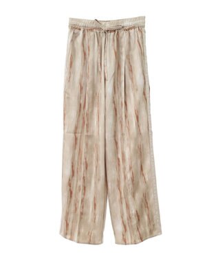 Green Parks アソート柄サイドラインパンツ Khaki