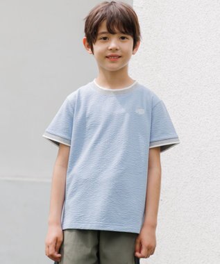 J.PRESS KIDS 【140-170cm】サッカージャージ リブＴシャツ スカイブルー系