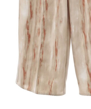 Green Parks アソート柄サイドラインパンツ Khaki