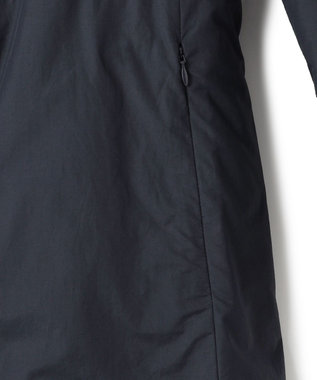 ICB L 【WEB＆一部店舗限定・撥水加工】ADSダウン  フーデットロングコート ネイビー系