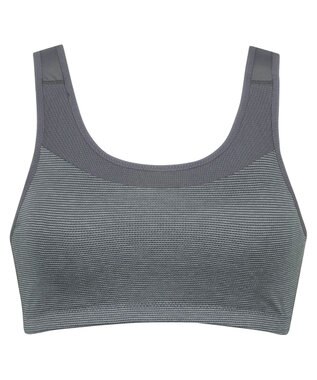 Wing ジュニア スポーツブラ Wing Teen よく伸びる生地で動きやすい 【ねおスポブラ】 【STEP3 まるみをおびてきた胸に】 小学生 中学生 ノンワイヤー 部活 RB2430 ウイング／ワコール グレー