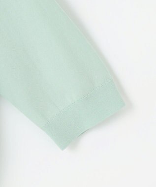 J.PRESS LADIES 【洗える】BASIC HT COTTON クールネック プルオーバー ミント系