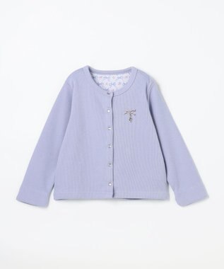 ANY KIDS まいにちスナップカーディガン ラベンダー