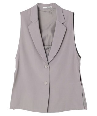 Green Parks ・ＥＬＥＮＣＡＲＥ　ＤＵＥ　バックスリットテーラーベスト Gray