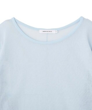 AMERICAN HOLIC シアーニットプルオーバー Blue