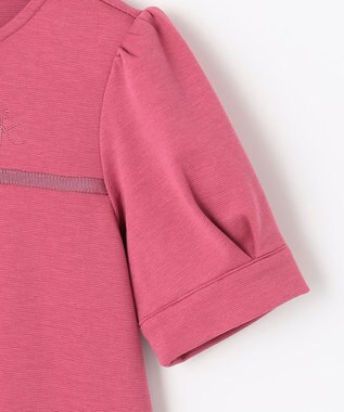 組曲 KIDS 【150-160cm】グログラン ワンピース ラズベリー系