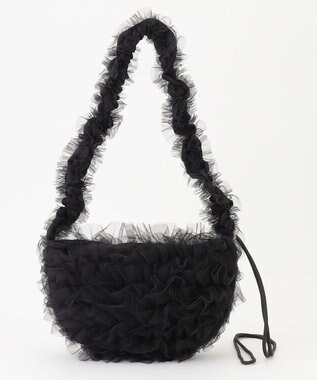 ANY SIS エアリーチュール ショルダーバッグ ライトグレー