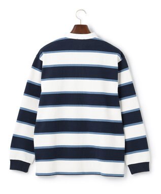 J.PRESS MEN バンドラガーシャツ ネイビー系1