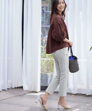 Tiaclasse 【新色追加・シーズンレス・日本製】エアシルキーパンツ グレー