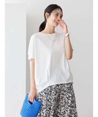 AMERICAN HOLIC 接触冷感裾タックカットプルオーバー Off White