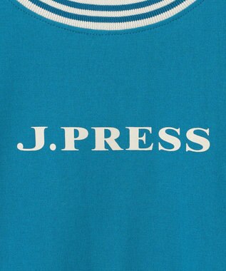 J.PRESS KIDS 【140-170cm】リブライン ロゴカットソー ダルブルー系