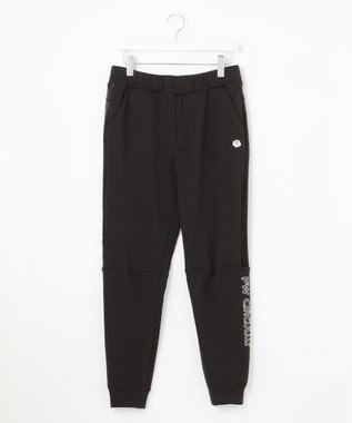 PW CIRCULUS 【MEN】サイドロゴ ジャージー ジョガーパンツ ブラック系