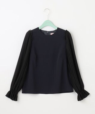 TOCCA 【洗える！】LAST FOREVER ブラウス ネイビー系