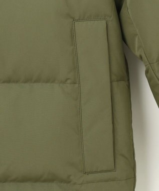 J.PRESS MEN 【KING SIZE】【デタッチャブルフード】ベーシックタフタ ダウンコート ダークグリーン系