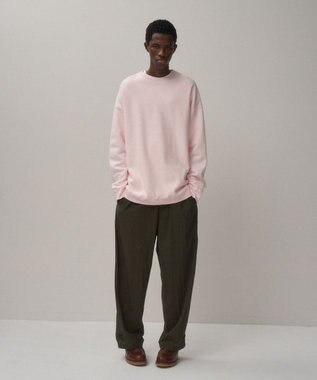 ATON NATURAL DYED URAKE | オーバーサイズスウェットシャツ - UNISEX PINK