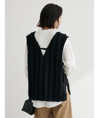 Green Parks ボリュームタックブラウス Off White