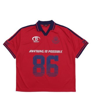 WEGO ナンバリングサッカーT（SS） レッド