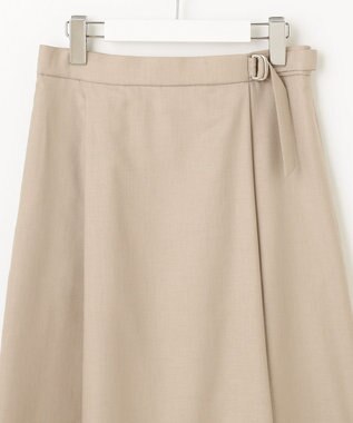 J.PRESS LADIES 【セットアップ対応・洗える・UVケア・速乾】 OXIJEWELストレッチ スカート ベージュ系