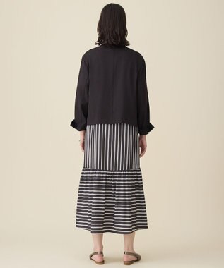 自由区 S 【セットアップ対応】リネンライクシンセティックショート ジャケット ダークブラウン