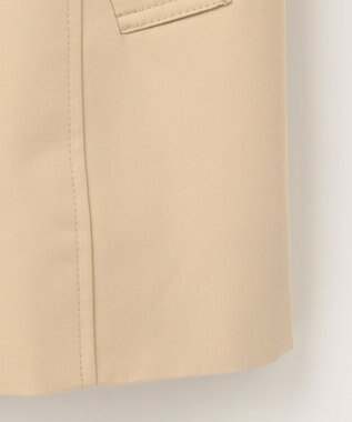 J.PRESS LADIES 【WEB限定カラーあり・撥水】80/2 T/C ツイル ステンカラー ショートコート ベージュ系