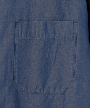 JOSEPH ABBOUD MOUNTAIN 【テーム ヤルヴィモチーフ/サスティナブル】　ビオグレース シャツ ネイビー系