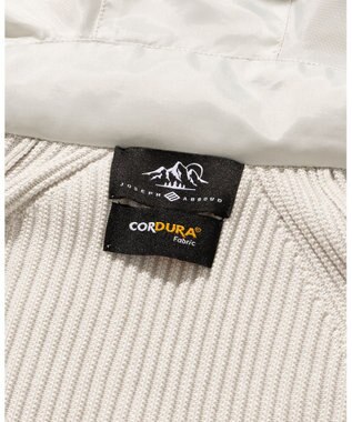 JOSEPH ABBOUD MOUNTAIN 【軽量/ストレッチ】CORDURA アウトドア ニット パーカー ライトグレー系