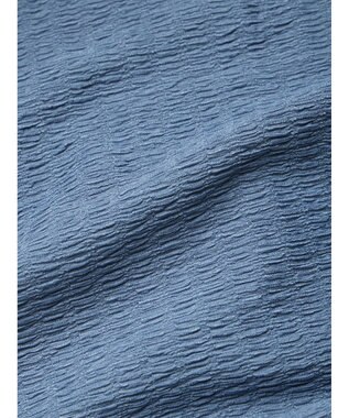 earth music&ecology ポコポコギャザードロストプルオーバー Grayish Blue