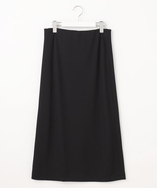 J.PRESS LADIES S 【洗える】ストレッチリブフェイス スカート ブラック系
