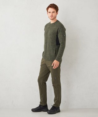 JOSEPH ABBOUD MOUNTAIN 【UNISEX】起毛裏地２WAYストレッチ クライミングパンツ カーキ系
