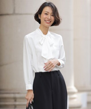 ヌーディスバックサテン ブラウス