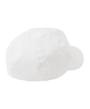 MOONBAT ポール & ジョー (PAUL & JOE ACCESSOIRES) ロゴプレート 無地 キャスケット ホワイト