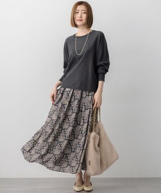 23区 ロングパール ネックレス ホワイト系