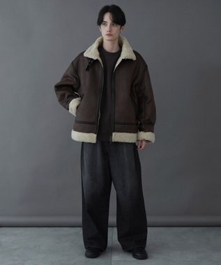 WEGO 【ユニセックス着用ITEM】B－3ジャケット ブラウンその他