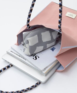 TRICOTE ペーパーニットトートバッグ【 軽くて丈夫・A4サイズ対応】 72PINK