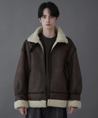 WEGO 【ユニセックス着用ITEM】B－3ジャケット ブラウンその他