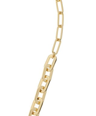 Green Parks ・ＨＡＬＦ　ＴＩＭＥ　チェーン×パールネックレス Gold