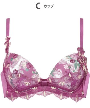 WACOAL ルジェ 【リボンブラ】 ブラジャー キレイな谷間をメイク 動いても谷間をキープ レディース BCA737 /ワコール