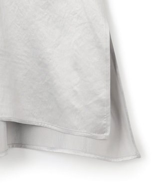 uncrave アセテートヴィンテージサテン ミドルシャツ シルバー