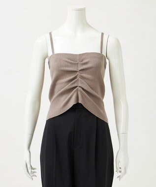 23区 L 【エステータ】ビスチェカーディガン ブラウン系